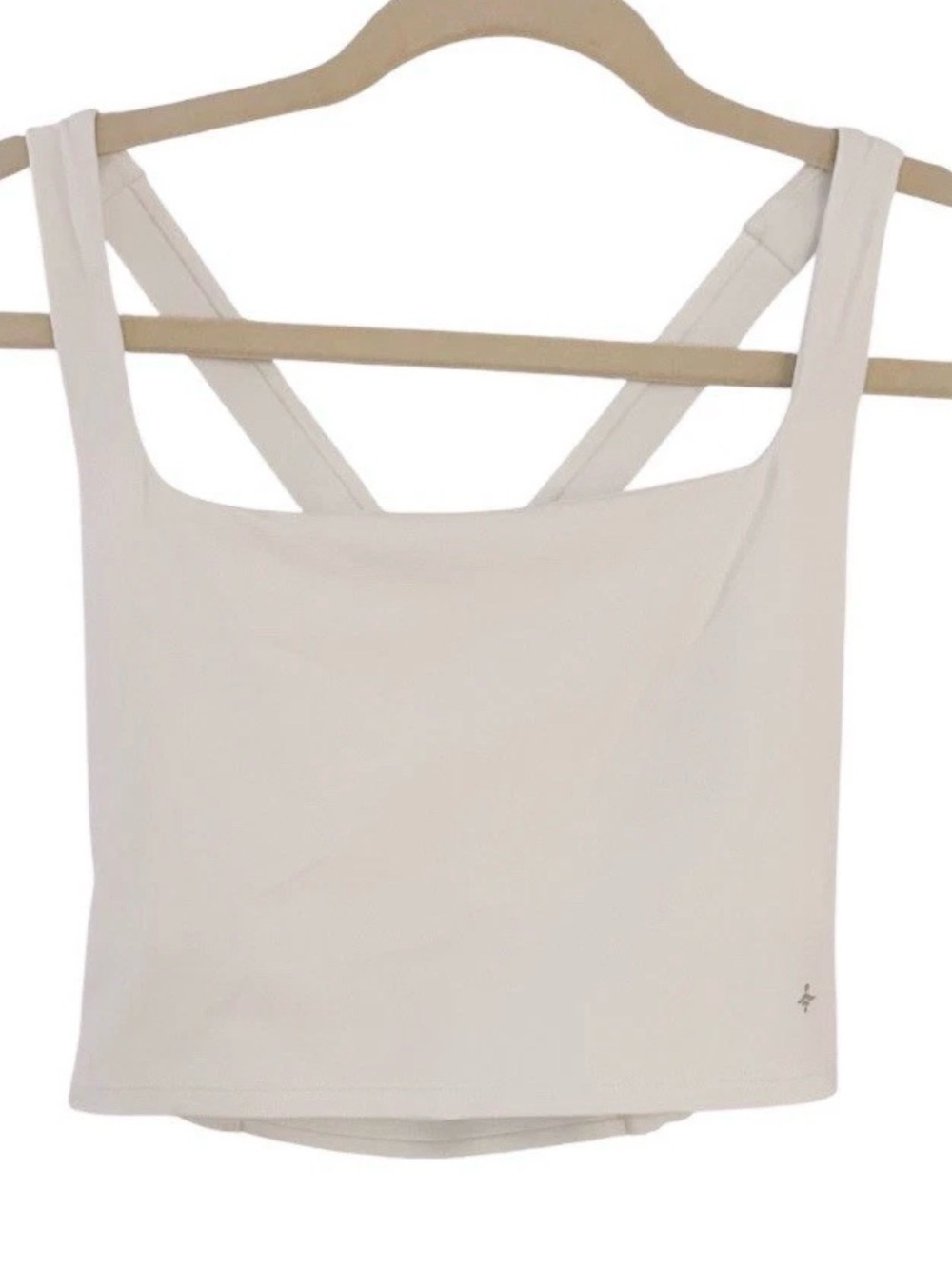 Halara Sports Bra Size XS White Strappy